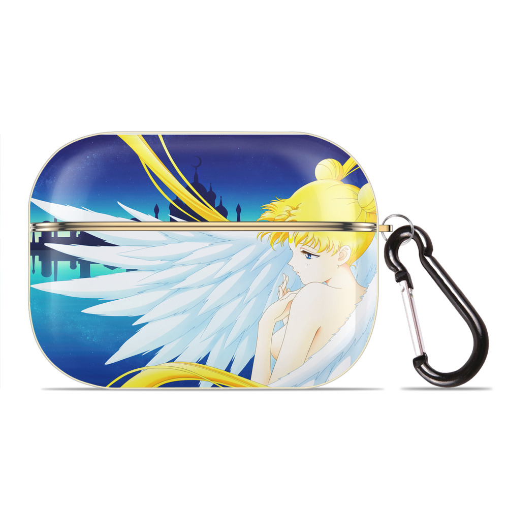 （画像用） 美少女戦士セーラームーン Sailor Moon 【AirPods Pro用】ハードシェル保護ケース｜耐衝撃・防指紋・カラビナ付き商品仕様