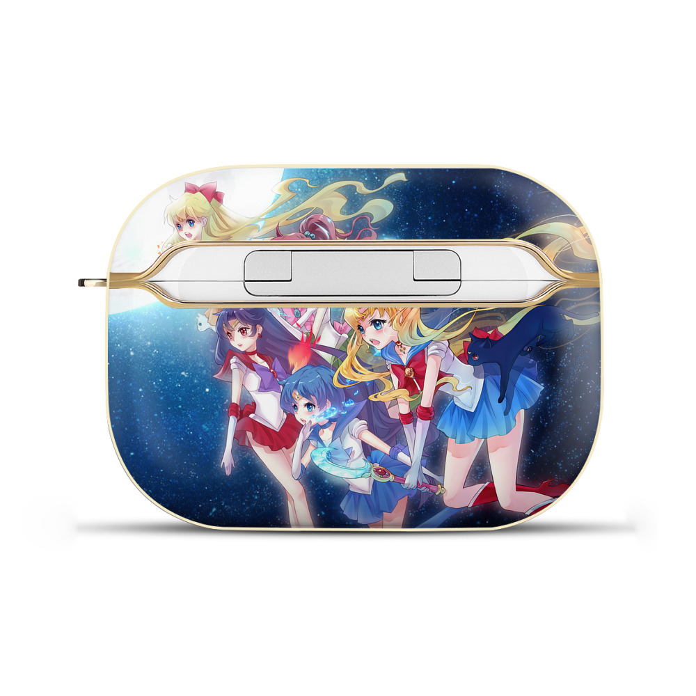 （画像用） 美少女戦士セーラームーン Sailor Moon 【AirPods Pro用】ハードシェル保護ケース｜耐衝撃・防指紋・カラビナ付き商品仕様