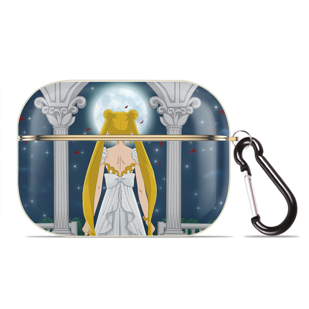 （画像用） 美少女戦士セーラームーン Sailor Moon 【AirPods Pro用】ハードシェル保護ケース｜耐衝撃・防指紋・カラビナ付き商品仕様