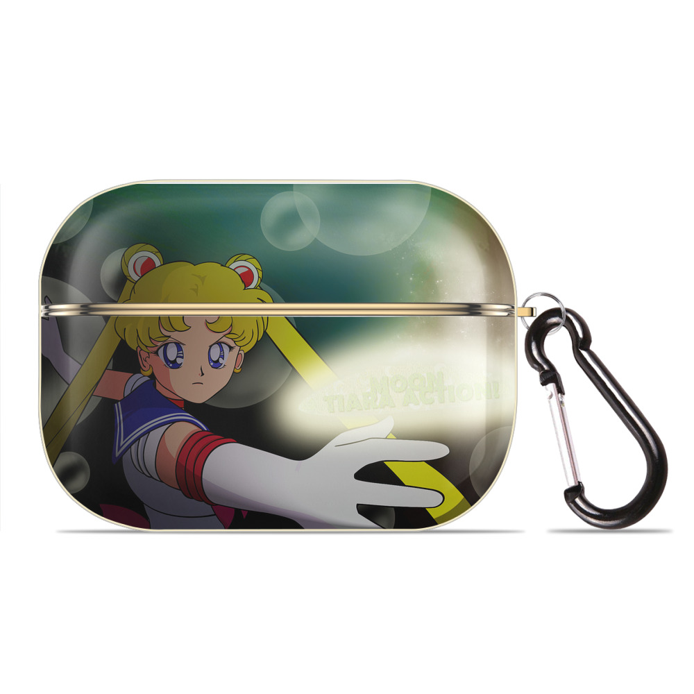 （画像用） 美少女戦士セーラームーン Sailor Moon 【AirPods Pro用】ハードシェル保護ケース｜耐衝撃・防指紋・カラビナ付き商品仕様