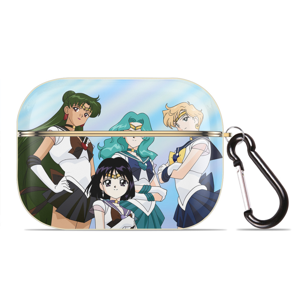 （画像用） 美少女戦士セーラームーン Sailor Moon 【AirPods Pro用】ハードシェル保護ケース｜耐衝撃・防指紋・カラビナ付き商品仕様