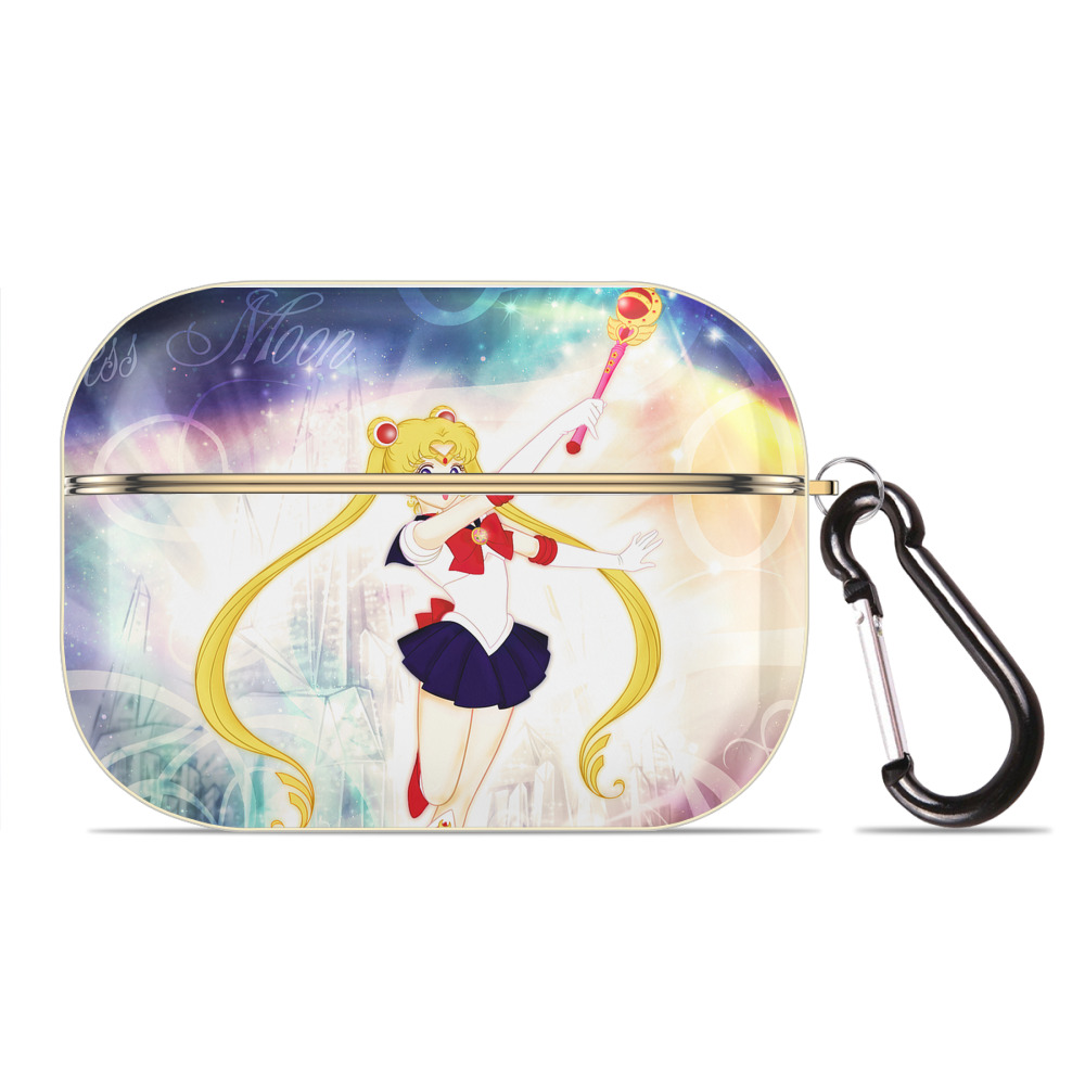 （画像用） 美少女戦士セーラームーン Sailor Moon 【AirPods Pro用】ハードシェル保護ケース｜耐衝撃・防指紋・カラビナ付き商品仕様
