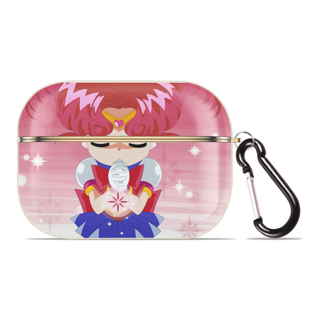 （画像用） 美少女戦士セーラームーン Sailor Moon 【AirPods Pro用】ハードシェル保護ケース｜耐衝撃・防指紋・カラビナ付き商品仕様