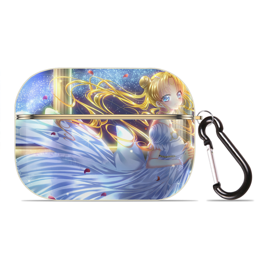 （画像用） 美少女戦士セーラームーン Sailor Moon 【AirPods Pro用】ハードシェル保護ケース｜耐衝撃・防指紋・カラビナ付き商品仕様