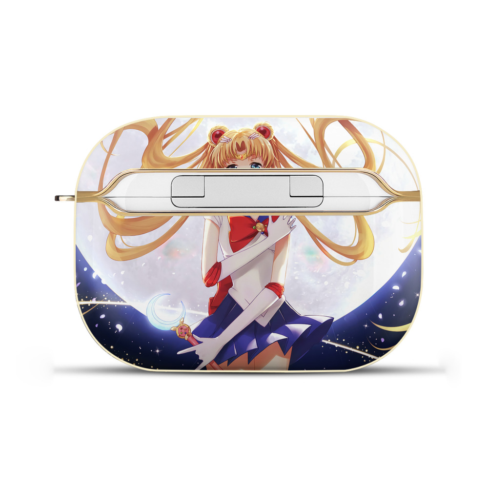 （画像用） 美少女戦士セーラームーン Sailor Moon 【AirPods Pro用】ハードシェル保護ケース｜耐衝撃・防指紋・カラビナ付き商品仕様