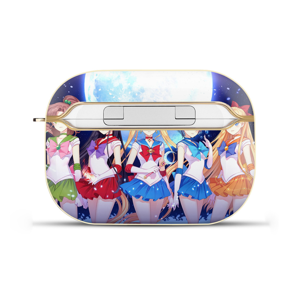 （画像用） 美少女戦士セーラームーン Sailor Moon 【AirPods Pro用】ハードシェル保護ケース｜耐衝撃・防指紋・カラビナ付き商品仕様
