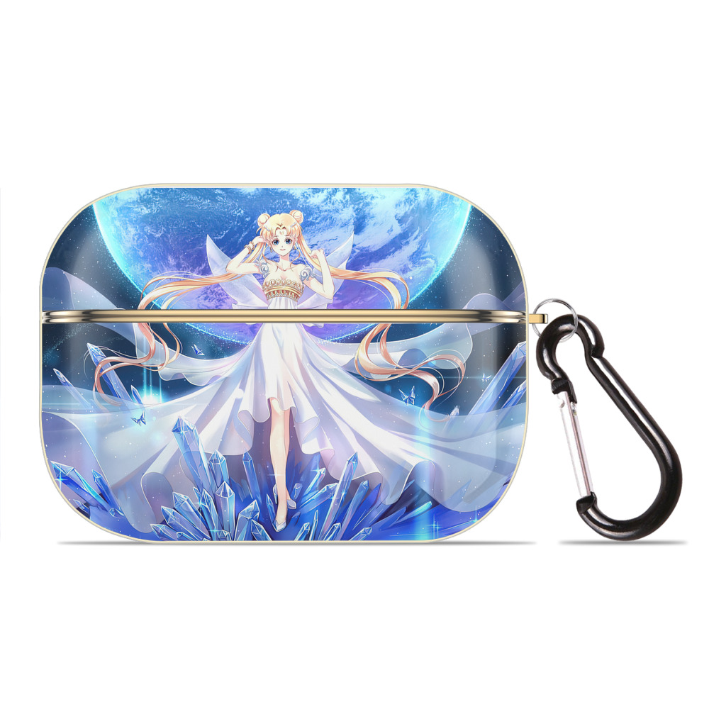 （画像用） 美少女戦士セーラームーン Sailor Moon 【AirPods Pro用】ハードシェル保護ケース｜耐衝撃・防指紋・カラビナ付き商品仕様