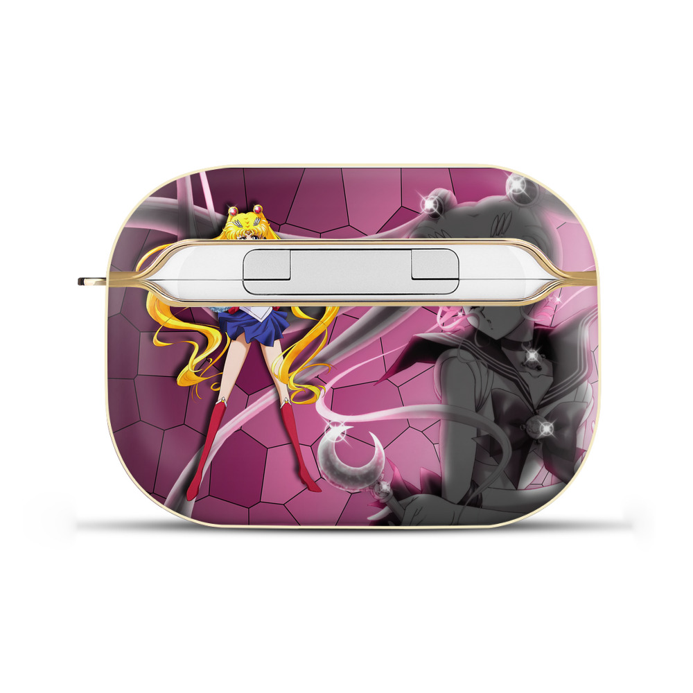 （画像用） 美少女戦士セーラームーン Sailor Moon 【AirPods Pro用】ハードシェル保護ケース｜耐衝撃・防指紋・カラビナ付き商品仕様