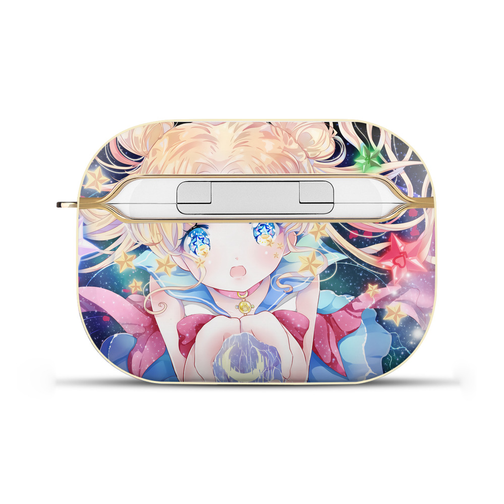 （画像用） 美少女戦士セーラームーン Sailor Moon 【AirPods Pro用】ハードシェル保護ケース｜耐衝撃・防指紋・カラビナ付き商品仕様