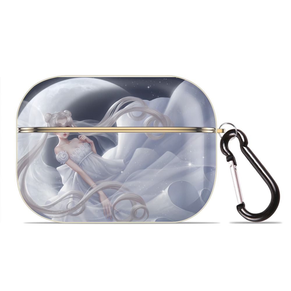 （画像用） 美少女戦士セーラームーン Sailor Moon 【AirPods Pro用】ハードシェル保護ケース｜耐衝撃・防指紋・カラビナ付き商品仕様