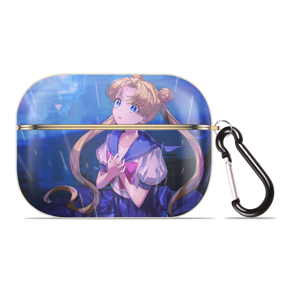 （画像用） 美少女戦士セーラームーン Sailor Moon 【AirPods Pro用】ハードシェル保護ケース｜耐衝撃・防指紋・カラビナ付き商品仕様