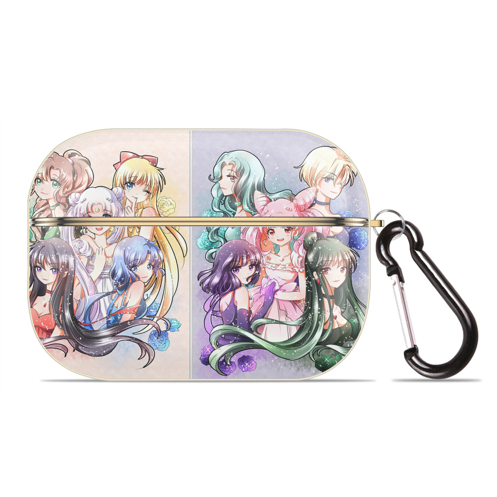 （画像用） 美少女戦士セーラームーン Sailor Moon 【AirPods Pro用】ハードシェル保護ケース｜耐衝撃・防指紋・カラビナ付き商品仕様