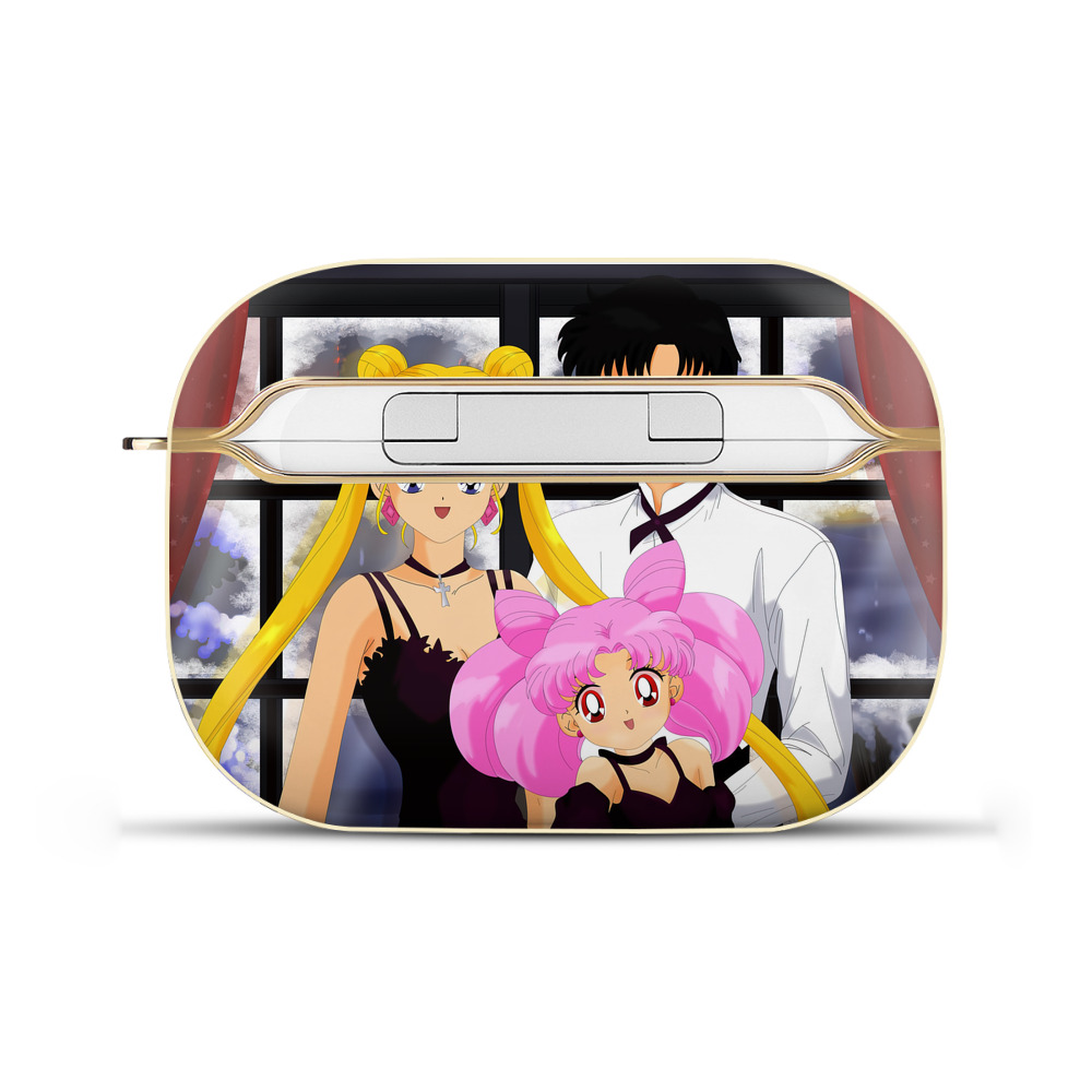 （画像用） 美少女戦士セーラームーン Sailor Moon 【AirPods Pro用】ハードシェル保護ケース｜耐衝撃・防指紋・カラビナ付き商品仕様