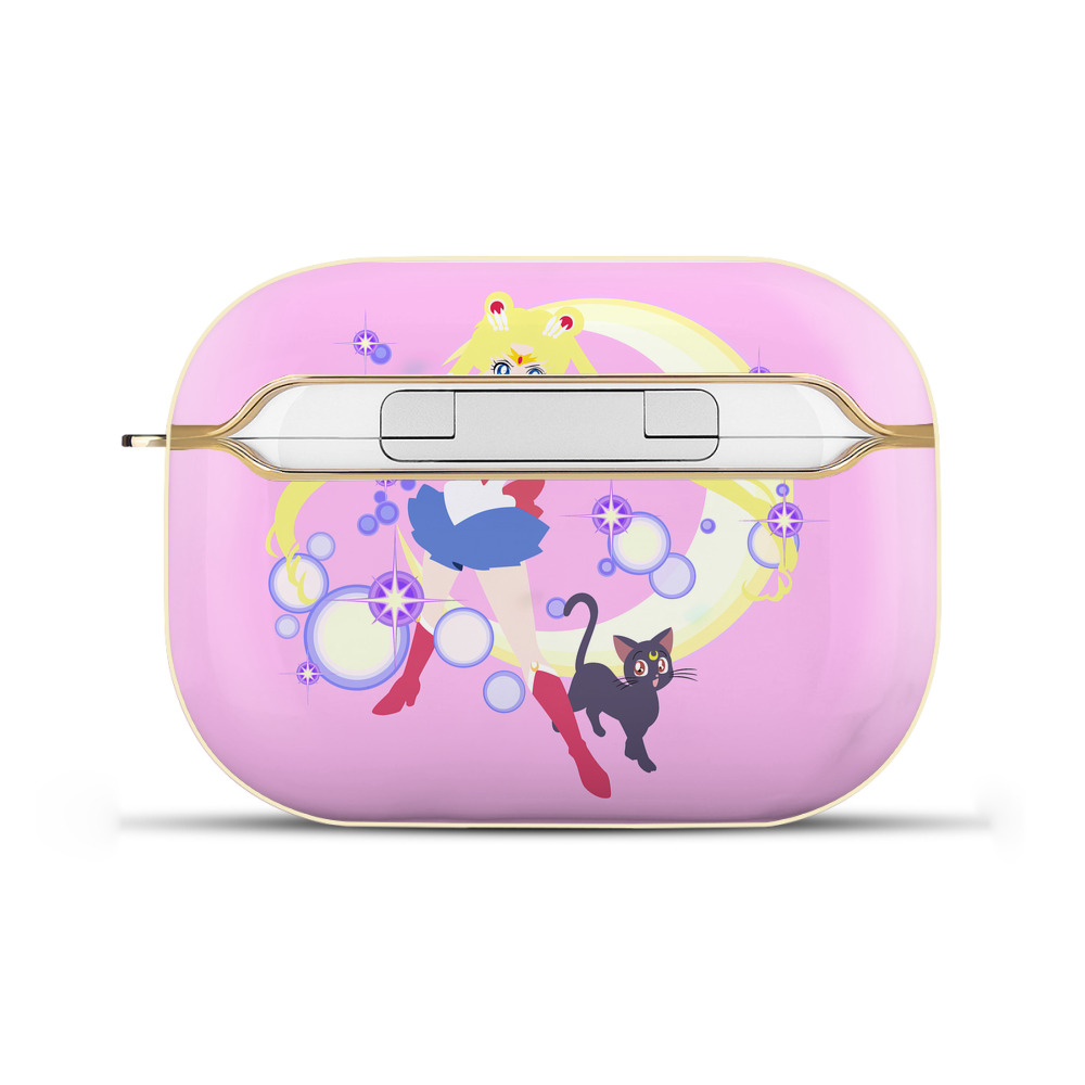 （画像用） 美少女戦士セーラームーン Sailor Moon 【AirPods Pro用】ハードシェル保護ケース｜耐衝撃・防指紋・カラビナ付き商品仕様