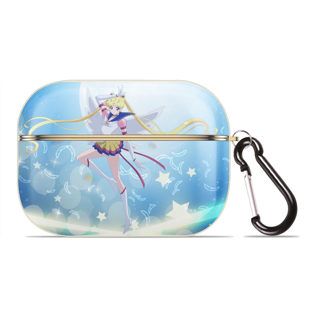 （画像用） 美少女戦士セーラームーン Sailor Moon 【AirPods Pro用】ハードシェル保護ケース｜耐衝撃・防指紋・カラビナ付き商品仕様