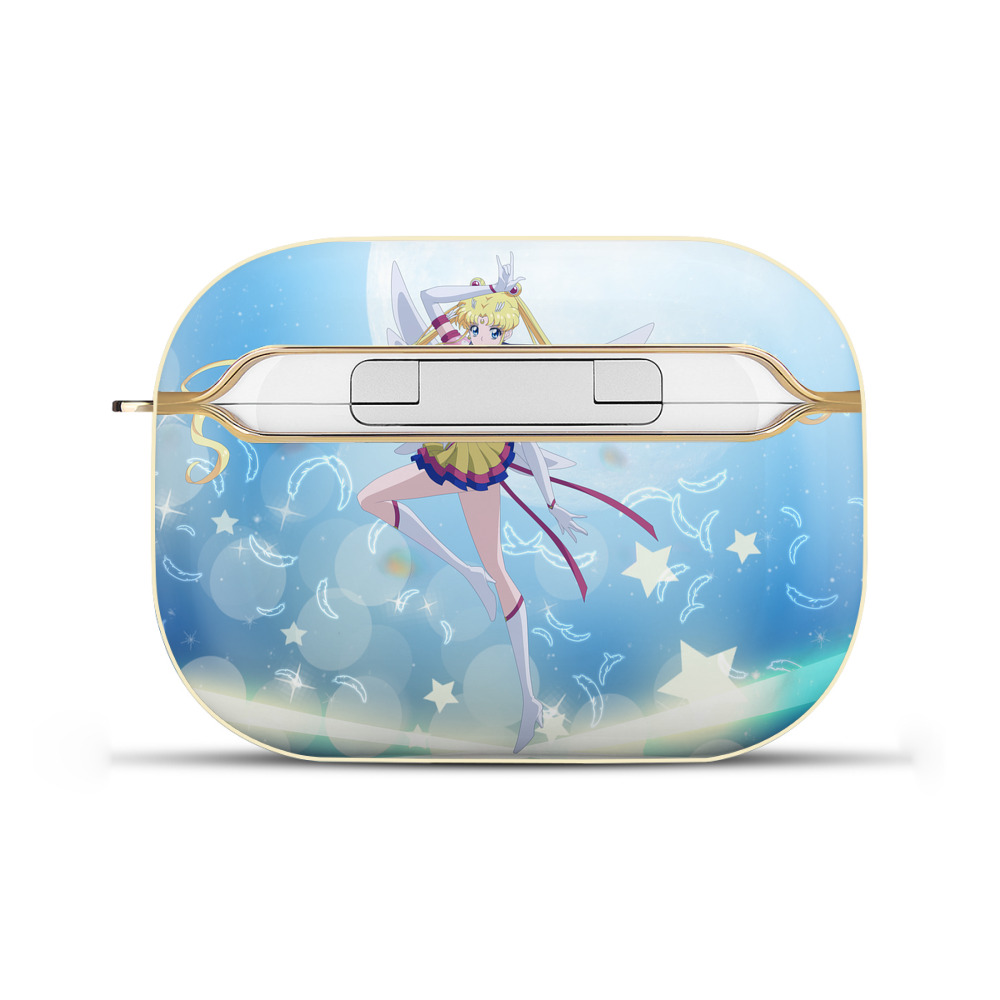 （画像用） 美少女戦士セーラームーン Sailor Moon 【AirPods Pro用】ハードシェル保護ケース｜耐衝撃・防指紋・カラビナ付き商品仕様