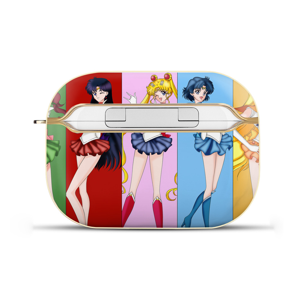 （画像用） 美少女戦士セーラームーン Sailor Moon 【AirPods Pro用】ハードシェル保護ケース｜耐衝撃・防指紋・カラビナ付き商品仕様