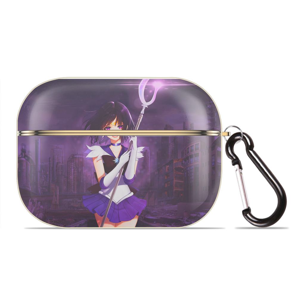 （画像用） 美少女戦士セーラームーン Sailor Moon 【AirPods Pro用】ハードシェル保護ケース｜耐衝撃・防指紋・カラビナ付き商品仕様