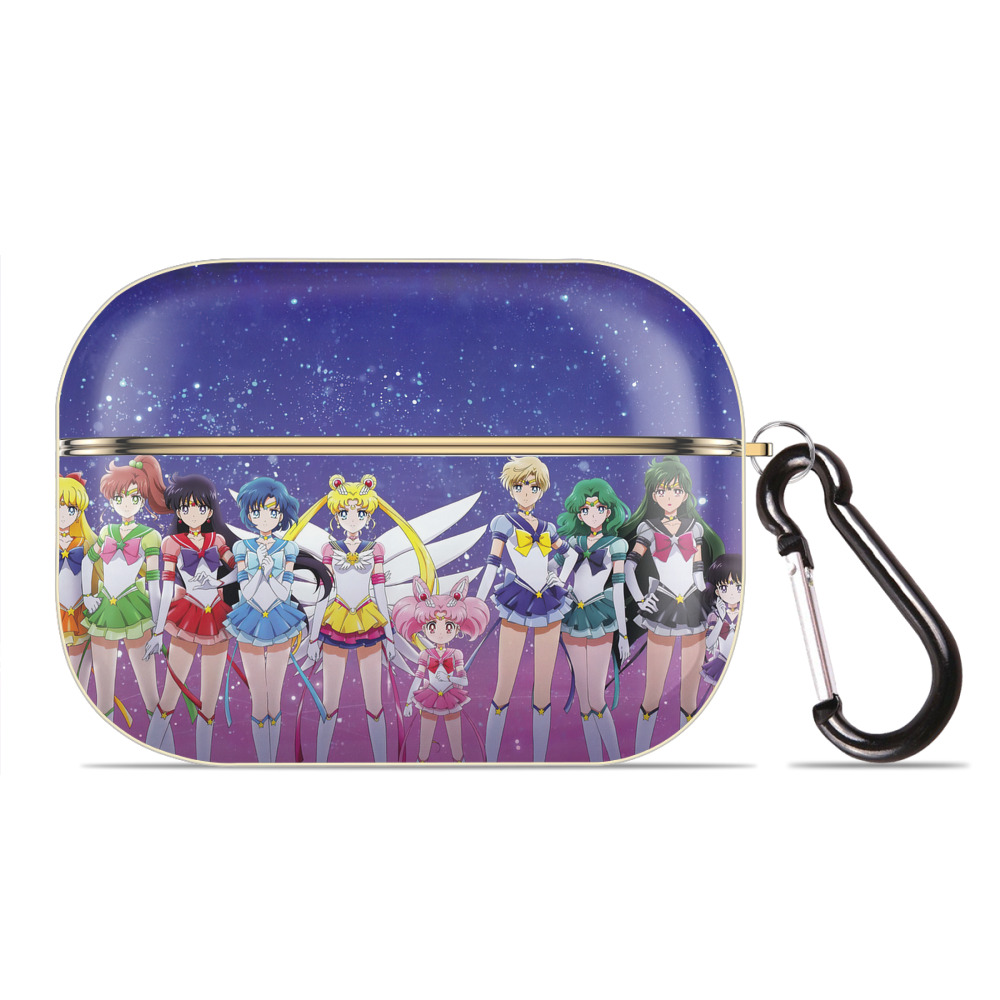（画像用） 美少女戦士セーラームーン Sailor Moon 【AirPods Pro用】ハードシェル保護ケース｜耐衝撃・防指紋・カラビナ付き商品仕様