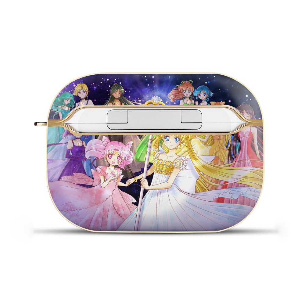 （画像用） 美少女戦士セーラームーン Sailor Moon 【AirPods Pro用】ハードシェル保護ケース｜耐衝撃・防指紋・カラビナ付き商品仕様