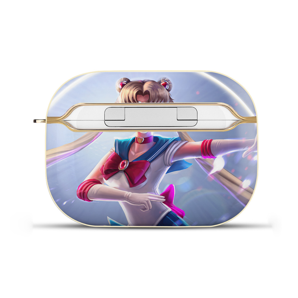 （画像用） 美少女戦士セーラームーン Sailor Moon 【AirPods Pro用】ハードシェル保護ケース｜耐衝撃・防指紋・カラビナ付き商品仕様