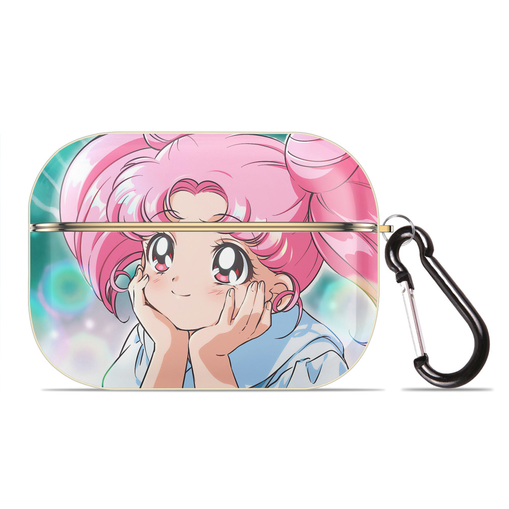 （画像用） 美少女戦士セーラームーン Sailor Moon 【AirPods Pro用】ハードシェル保護ケース｜耐衝撃・防指紋・カラビナ付き商品仕様