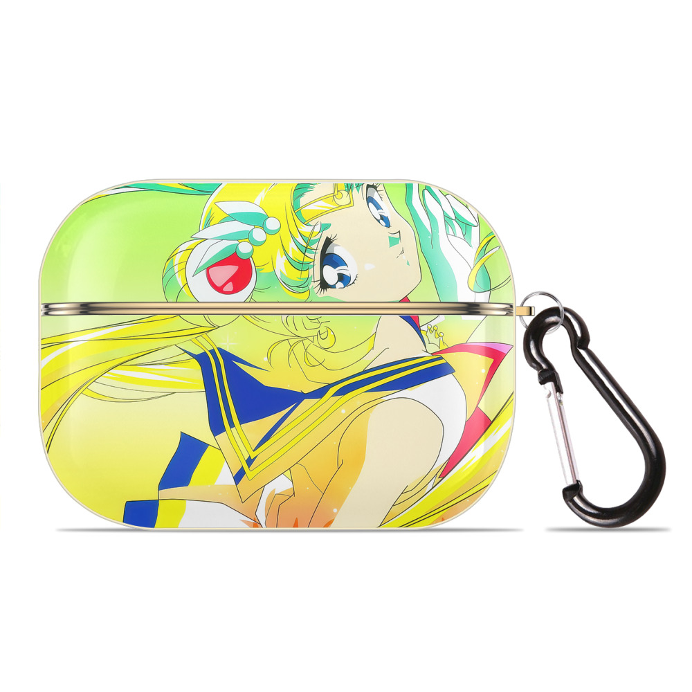 （画像用） 美少女戦士セーラームーン Sailor Moon 【AirPods Pro用】ハードシェル保護ケース｜耐衝撃・防指紋・カラビナ付き商品仕様