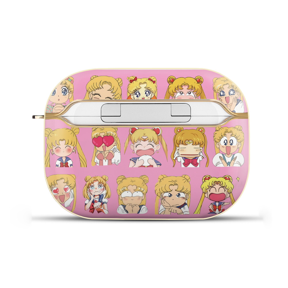 （画像用） 美少女戦士セーラームーン Sailor Moon 【AirPods Pro用】ハードシェル保護ケース｜耐衝撃・防指紋・カラビナ付き商品仕様
