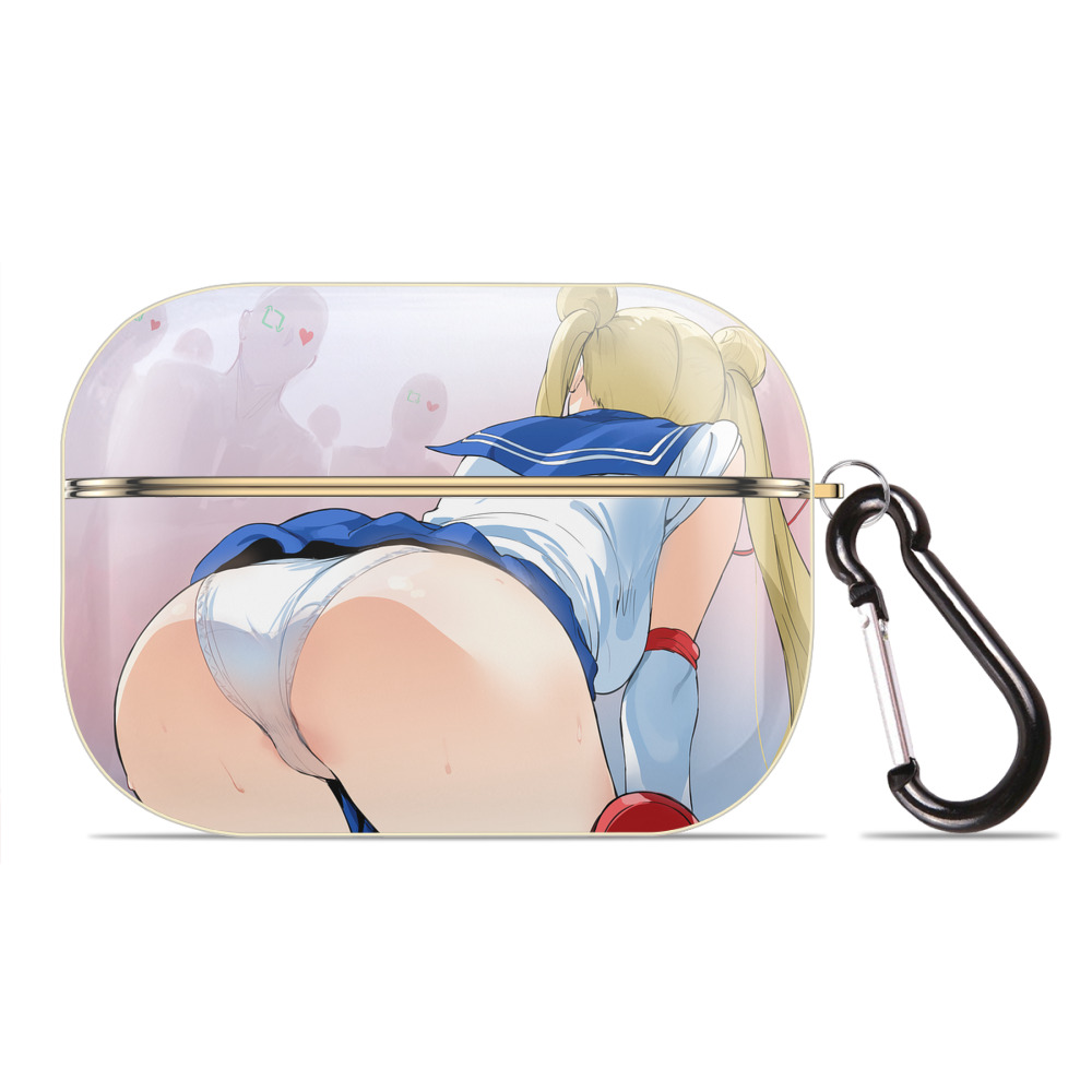 （画像用） 美少女戦士セーラームーン Sailor Moon 【AirPods Pro用】ハードシェル保護ケース｜耐衝撃・防指紋・カラビナ付き商品仕様