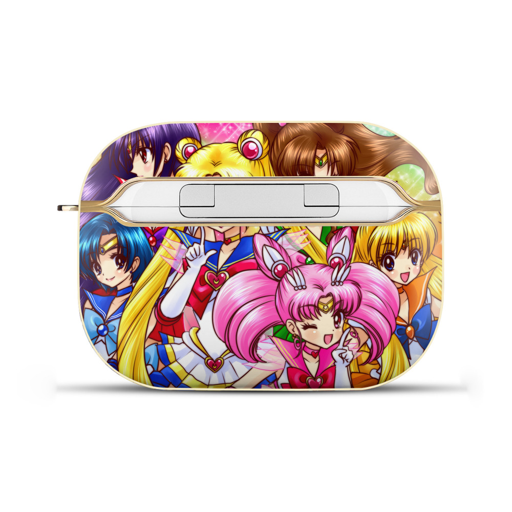 （画像用） 美少女戦士セーラームーン Sailor Moon 【AirPods Pro用】ハードシェル保護ケース｜耐衝撃・防指紋・カラビナ付き商品仕様