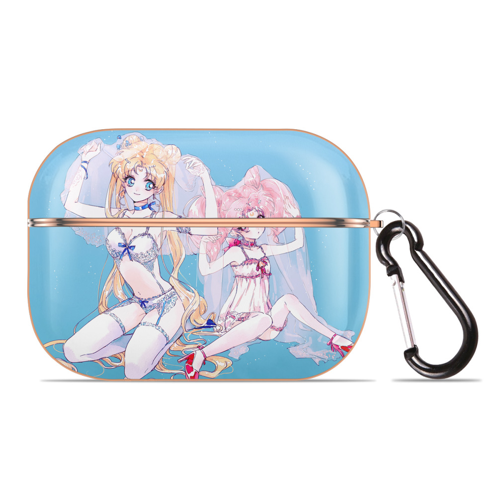 （画像用） 美少女戦士セーラームーン Sailor Moon 【AirPods Pro用】ハードシェル保護ケース｜耐衝撃・防指紋・カラビナ付き商品仕様