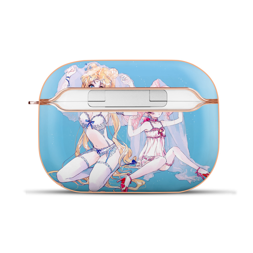 （画像用） 美少女戦士セーラームーン Sailor Moon 【AirPods Pro用】ハードシェル保護ケース｜耐衝撃・防指紋・カラビナ付き商品仕様