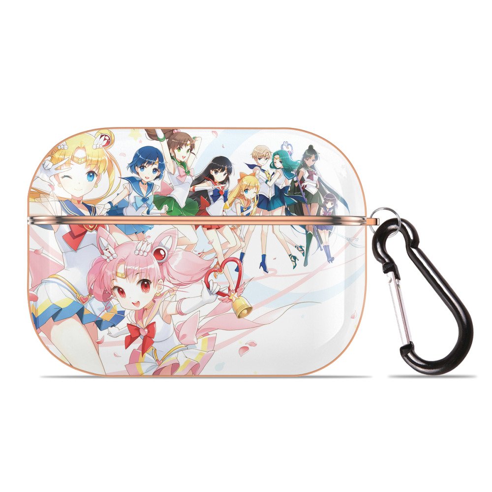（画像用） 美少女戦士セーラームーン Sailor Moon 【AirPods Pro用】ハードシェル保護ケース｜耐衝撃・防指紋・カラビナ付き商品仕様