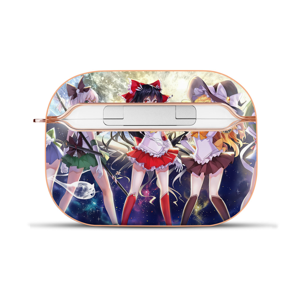 （画像用） 美少女戦士セーラームーン Sailor Moon 【AirPods Pro用】ハードシェル保護ケース｜耐衝撃・防指紋・カラビナ付き商品仕様