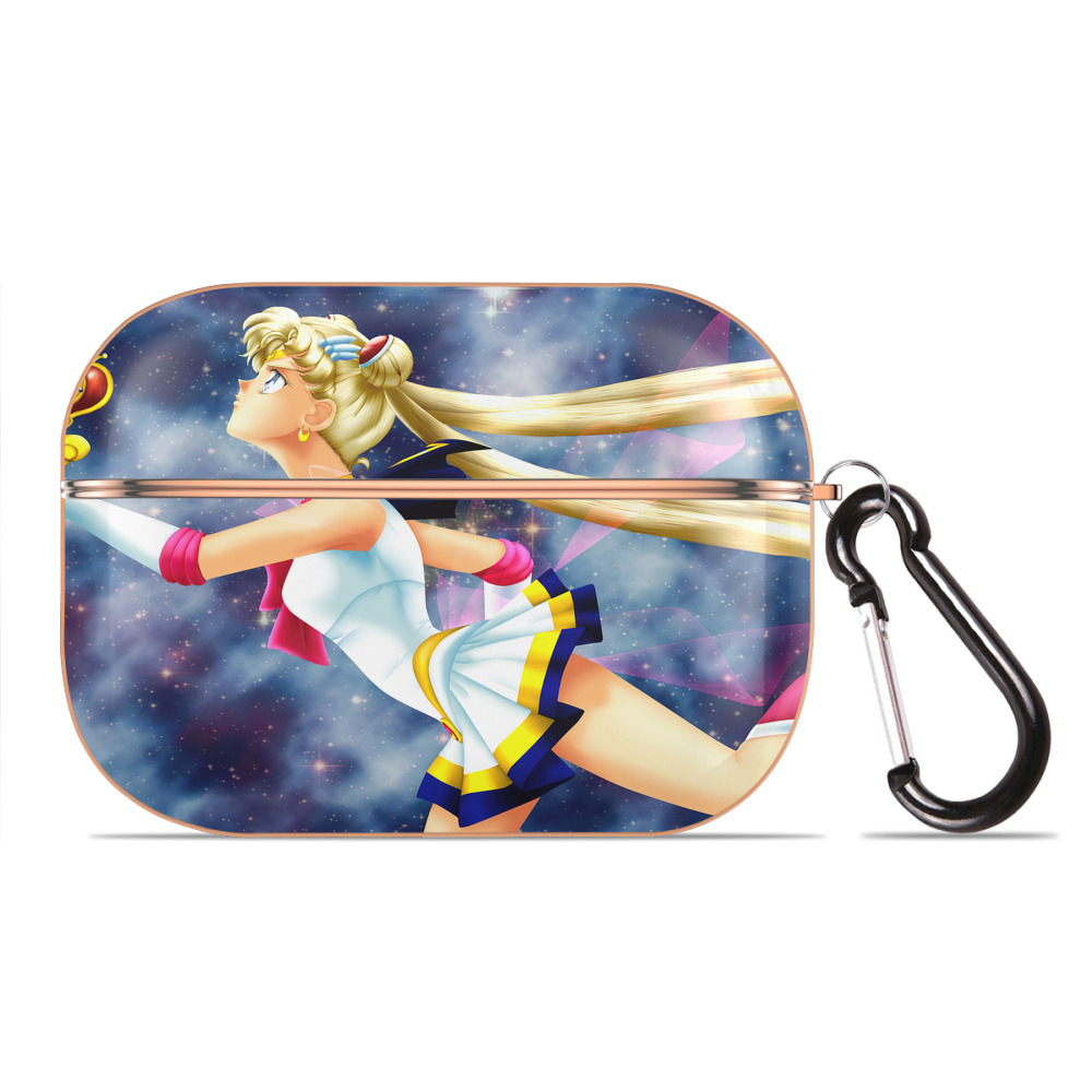 （画像用） 美少女戦士セーラームーン Sailor Moon 【AirPods Pro用】ハードシェル保護ケース｜耐衝撃・防指紋・カラビナ付き商品仕様
