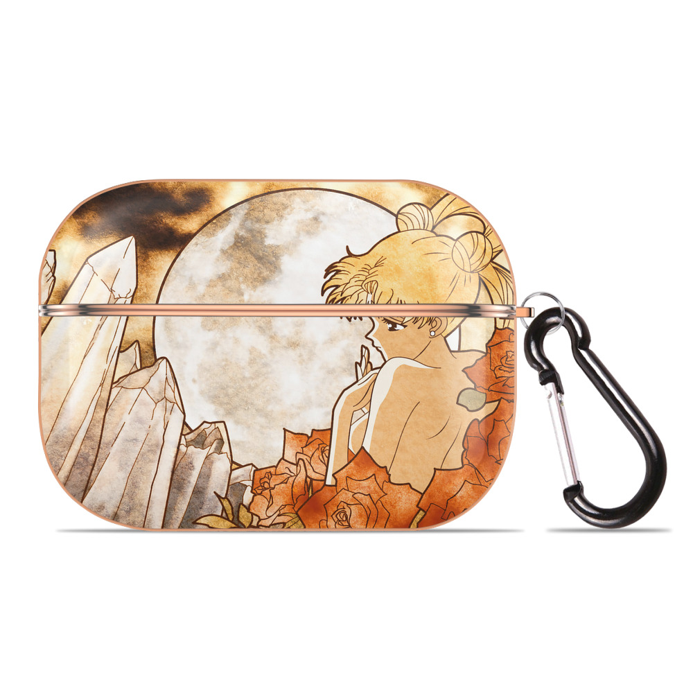 （画像用） 美少女戦士セーラームーン Sailor Moon 【AirPods Pro用】ハードシェル保護ケース｜耐衝撃・防指紋・カラビナ付き商品仕様