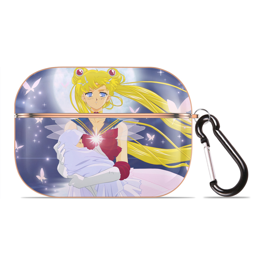 （画像用） 美少女戦士セーラームーン Sailor Moon 【AirPods Pro用】ハードシェル保護ケース｜耐衝撃・防指紋・カラビナ付き商品仕様