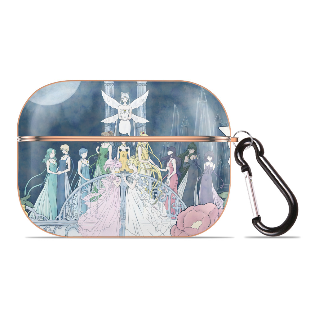 （画像用） 美少女戦士セーラームーン Sailor Moon 【AirPods Pro用】ハードシェル保護ケース｜耐衝撃・防指紋・カラビナ付き商品仕様