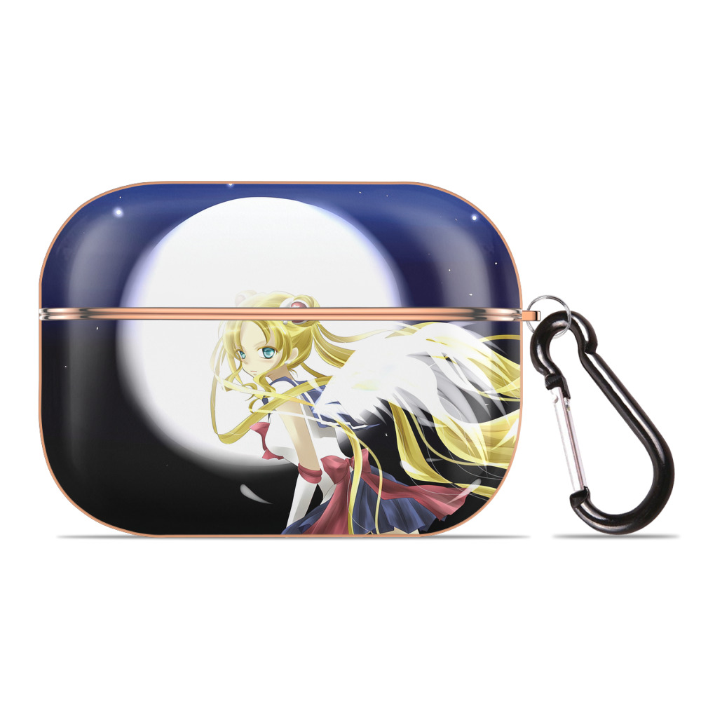 （画像用） 美少女戦士セーラームーン Sailor Moon 【AirPods Pro用】ハードシェル保護ケース｜耐衝撃・防指紋・カラビナ付き商品仕様