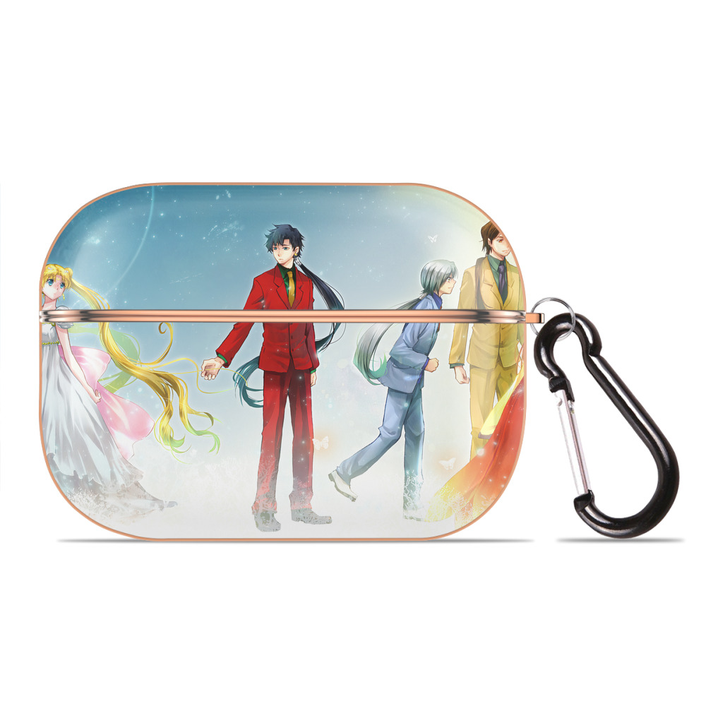 （画像用） 美少女戦士セーラームーン Sailor Moon 【AirPods Pro用】ハードシェル保護ケース｜耐衝撃・防指紋・カラビナ付き商品仕様