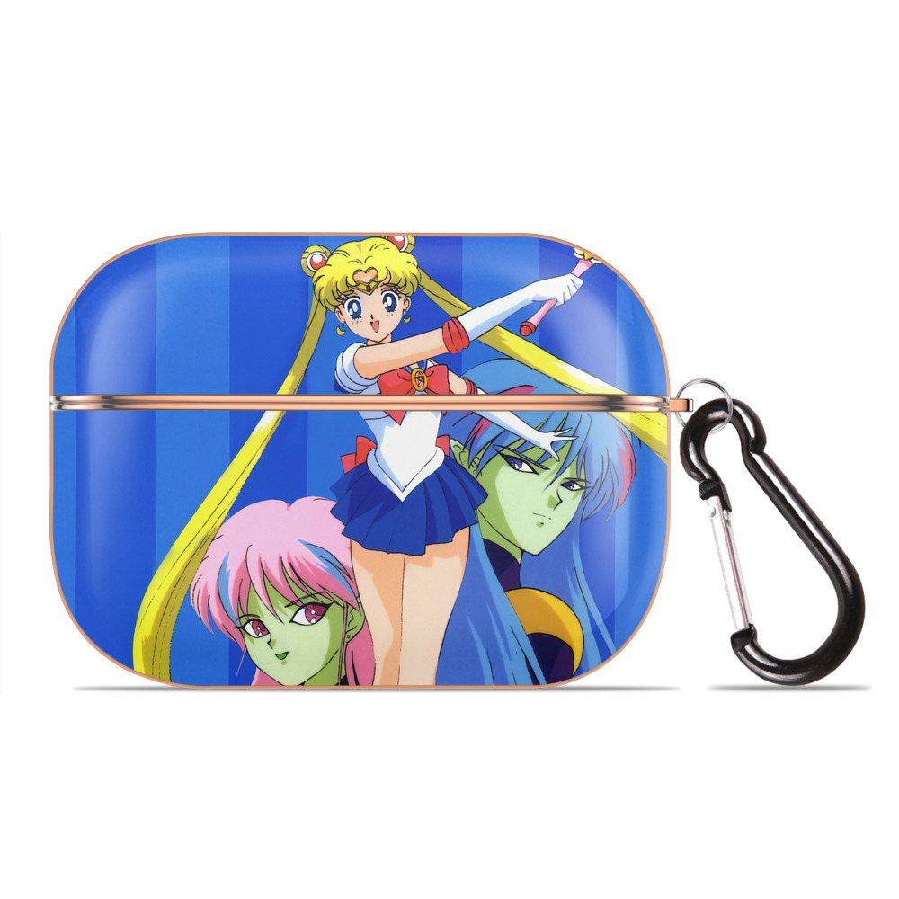（画像用） 美少女戦士セーラームーン Sailor Moon 【AirPods Pro用】ハードシェル保護ケース｜耐衝撃・防指紋・カラビナ付き商品仕様