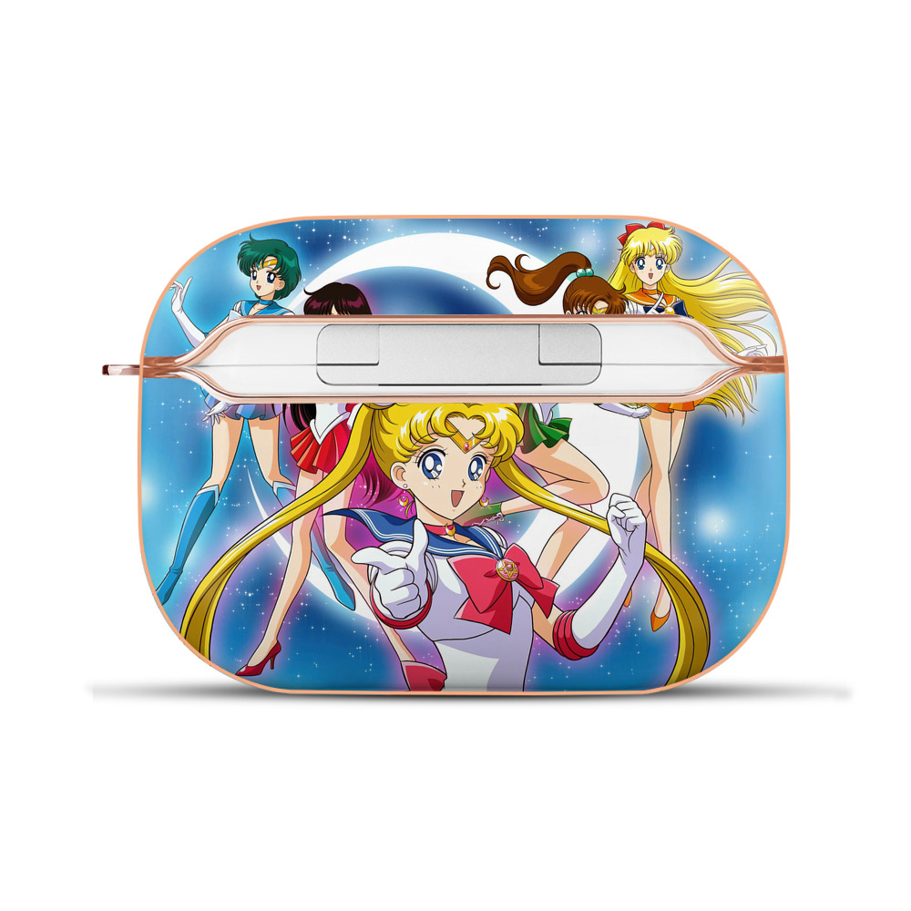 （画像用） 美少女戦士セーラームーン Sailor Moon 【AirPods Pro用】ハードシェル保護ケース｜耐衝撃・防指紋・カラビナ付き商品仕様