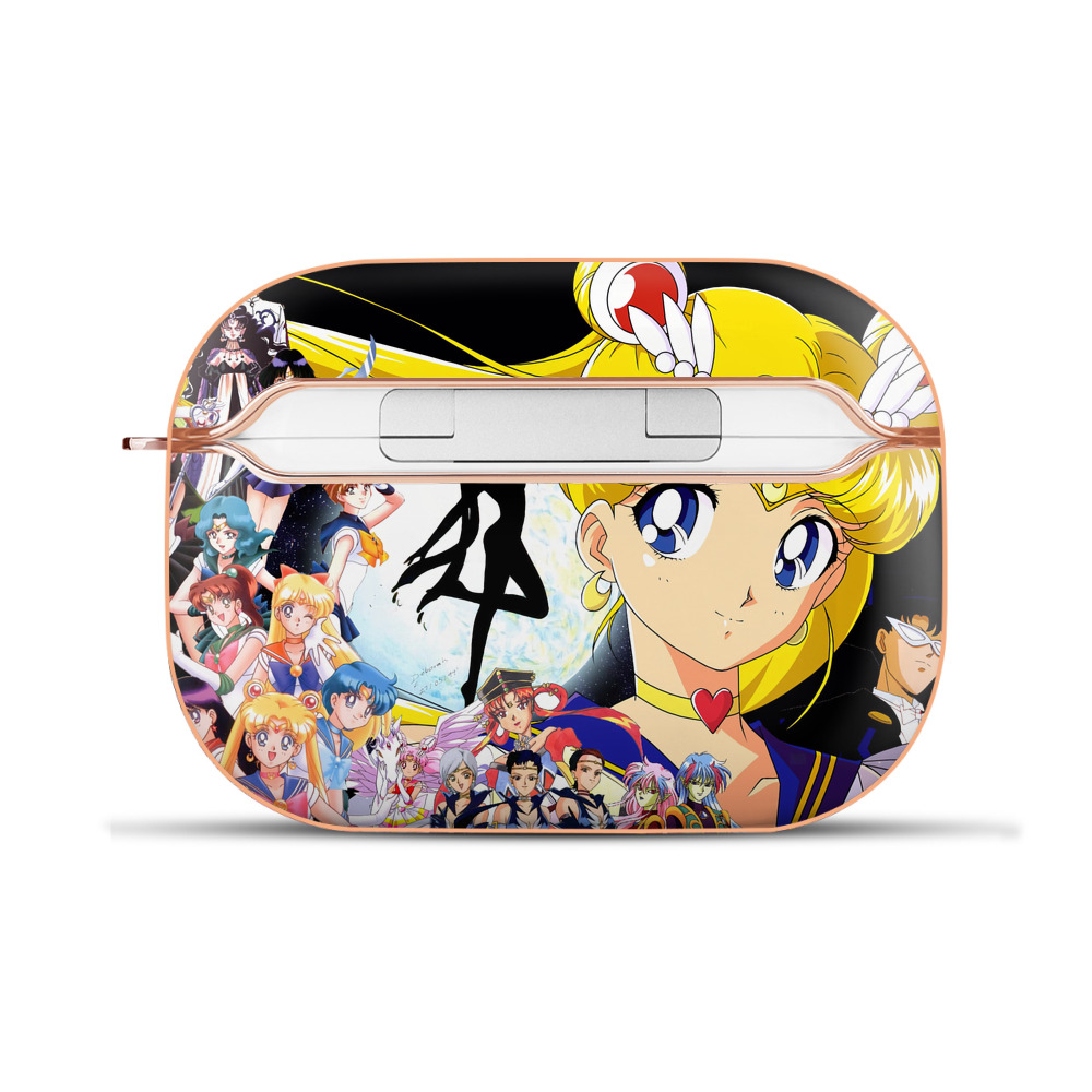 （画像用） 美少女戦士セーラームーン Sailor Moon 【AirPods Pro用】ハードシェル保護ケース｜耐衝撃・防指紋・カラビナ付き商品仕様
