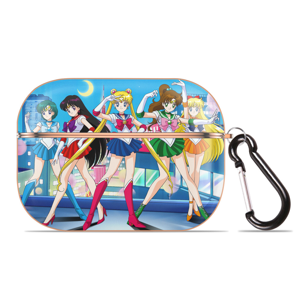 （画像用） 美少女戦士セーラームーン Sailor Moon 【AirPods Pro用】ハードシェル保護ケース｜耐衝撃・防指紋・カラビナ付き商品仕様