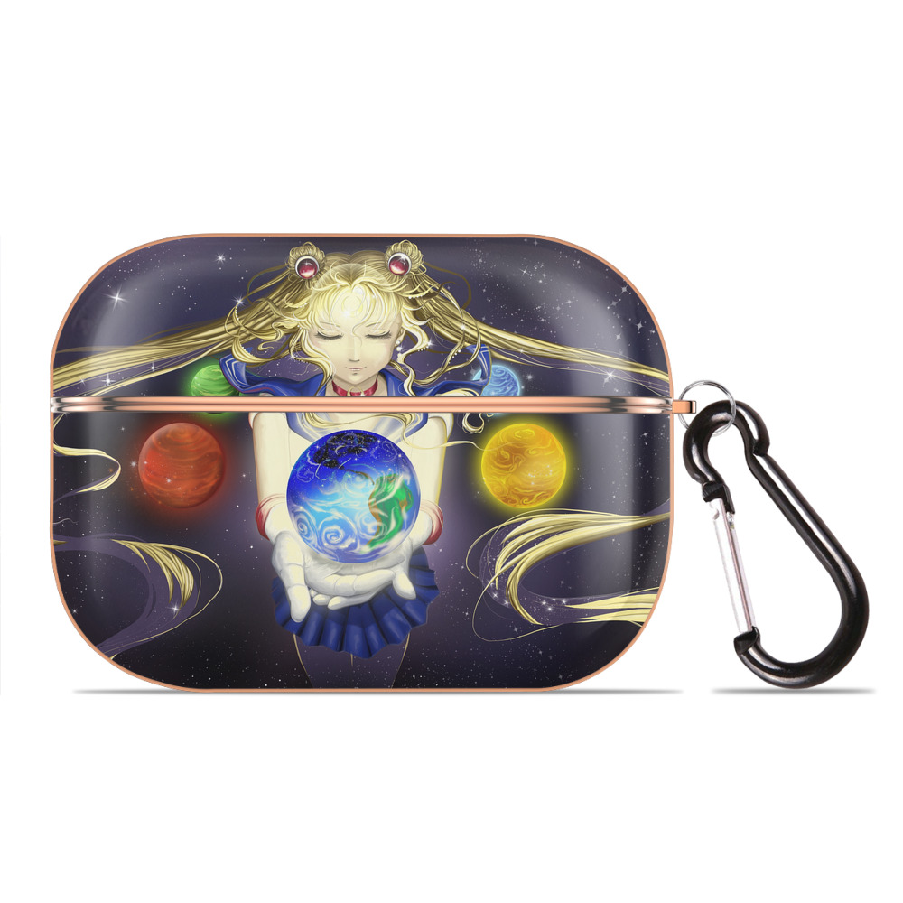 （画像用） 美少女戦士セーラームーン Sailor Moon 【AirPods Pro用】ハードシェル保護ケース｜耐衝撃・防指紋・カラビナ付き商品仕様