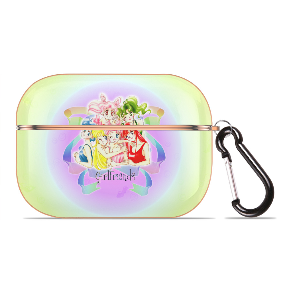 （画像用） 美少女戦士セーラームーン Sailor Moon 【AirPods Pro用】ハードシェル保護ケース｜耐衝撃・防指紋・カラビナ付き商品仕様