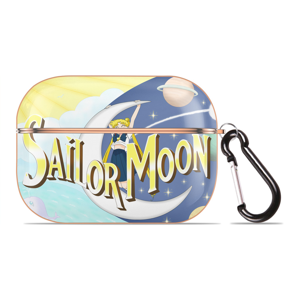 （画像用） 美少女戦士セーラームーン Sailor Moon 【AirPods Pro用】ハードシェル保護ケース｜耐衝撃・防指紋・カラビナ付き商品仕様