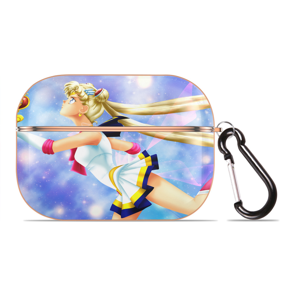 （画像用） 美少女戦士セーラームーン Sailor Moon 【AirPods Pro用】ハードシェル保護ケース｜耐衝撃・防指紋・カラビナ付き商品仕様