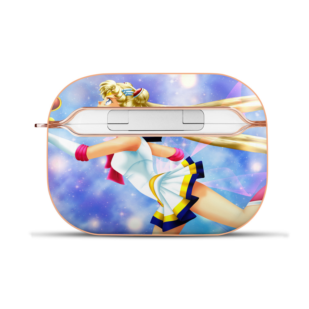 （画像用） 美少女戦士セーラームーン Sailor Moon 【AirPods Pro用】ハードシェル保護ケース｜耐衝撃・防指紋・カラビナ付き商品仕様