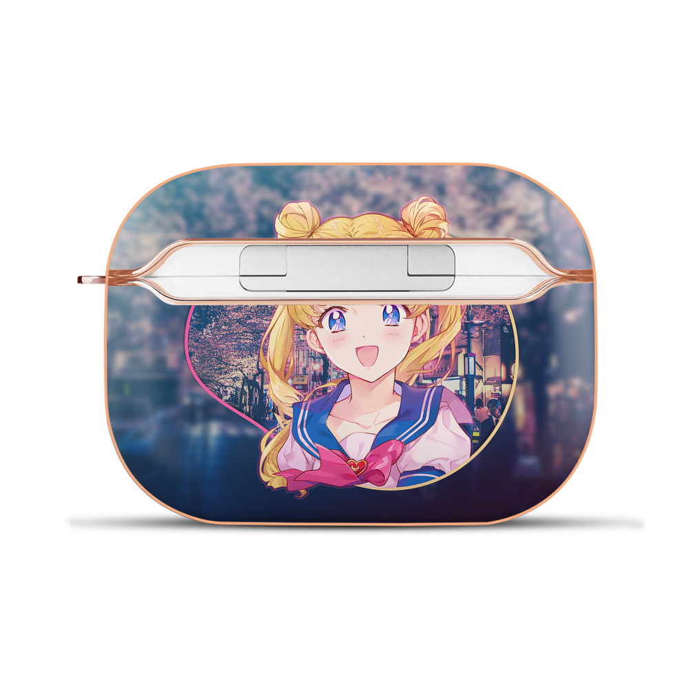 （画像用） 美少女戦士セーラームーン Sailor Moon 【AirPods Pro用】ハードシェル保護ケース｜耐衝撃・防指紋・カラビナ付き商品仕様
